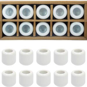 10 pcs Ceramic Chime Candle Holder Set, Great for Casting Chimes, Rituals, Spell